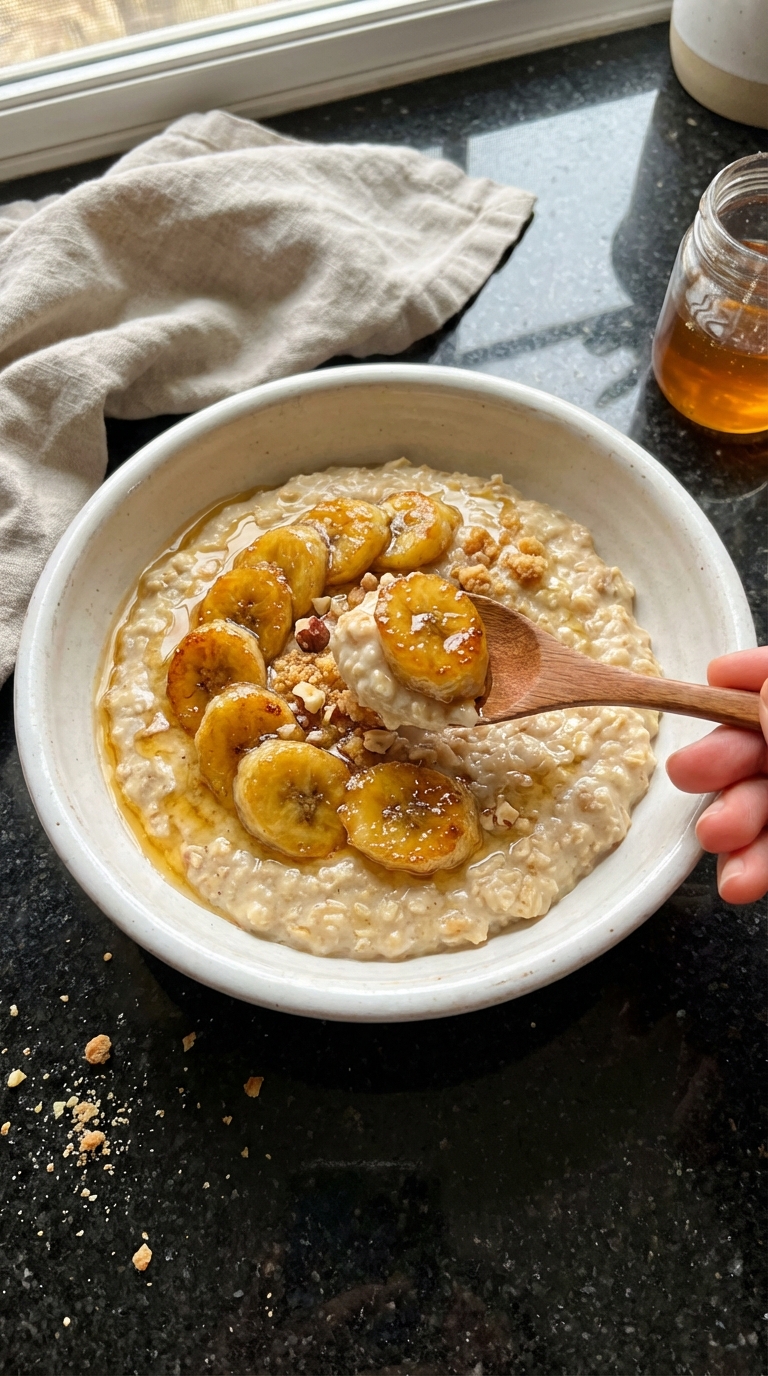 Karamellisierte Bananen Oats Genuss​