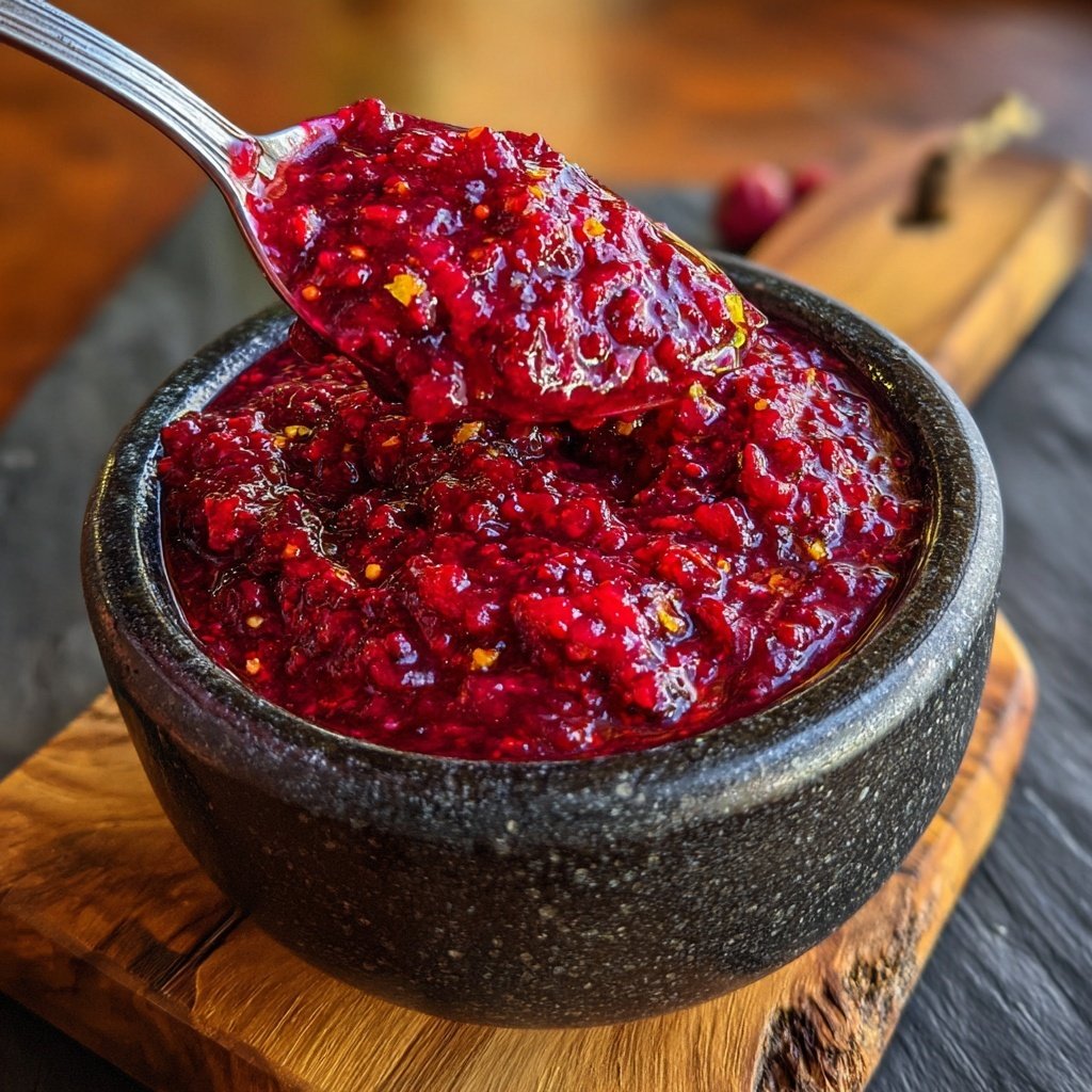 Preiselbeeren Salsa