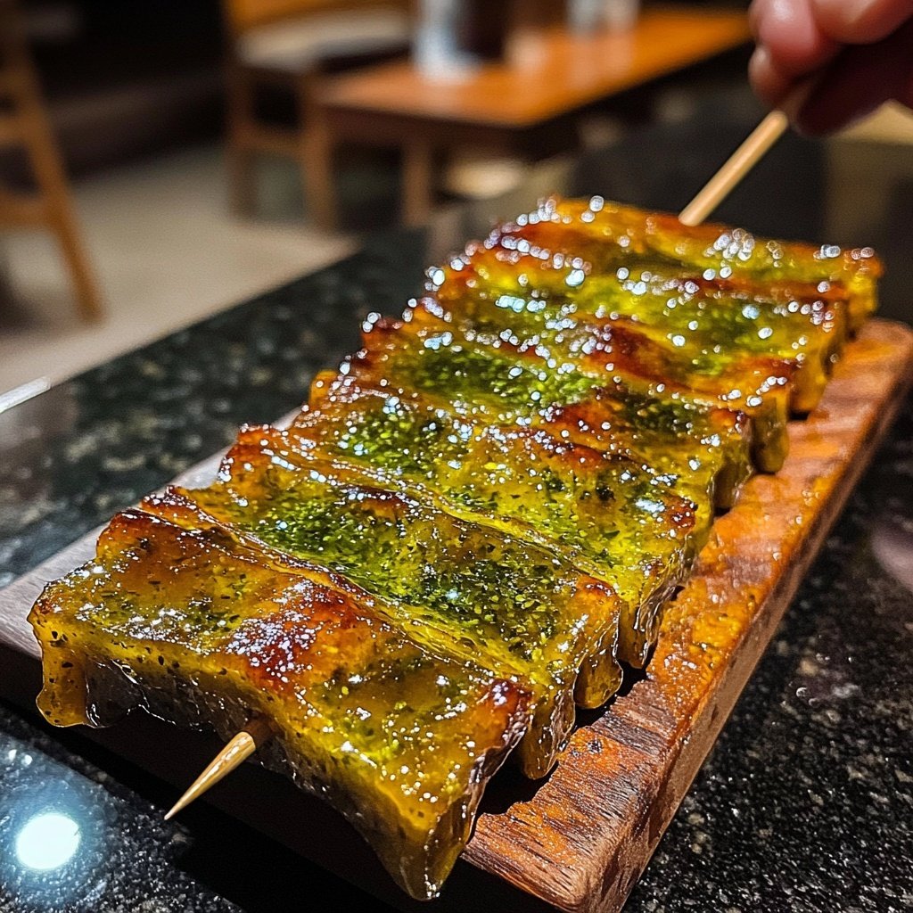 Rosenkohl-Spieße mit Ahornsirup