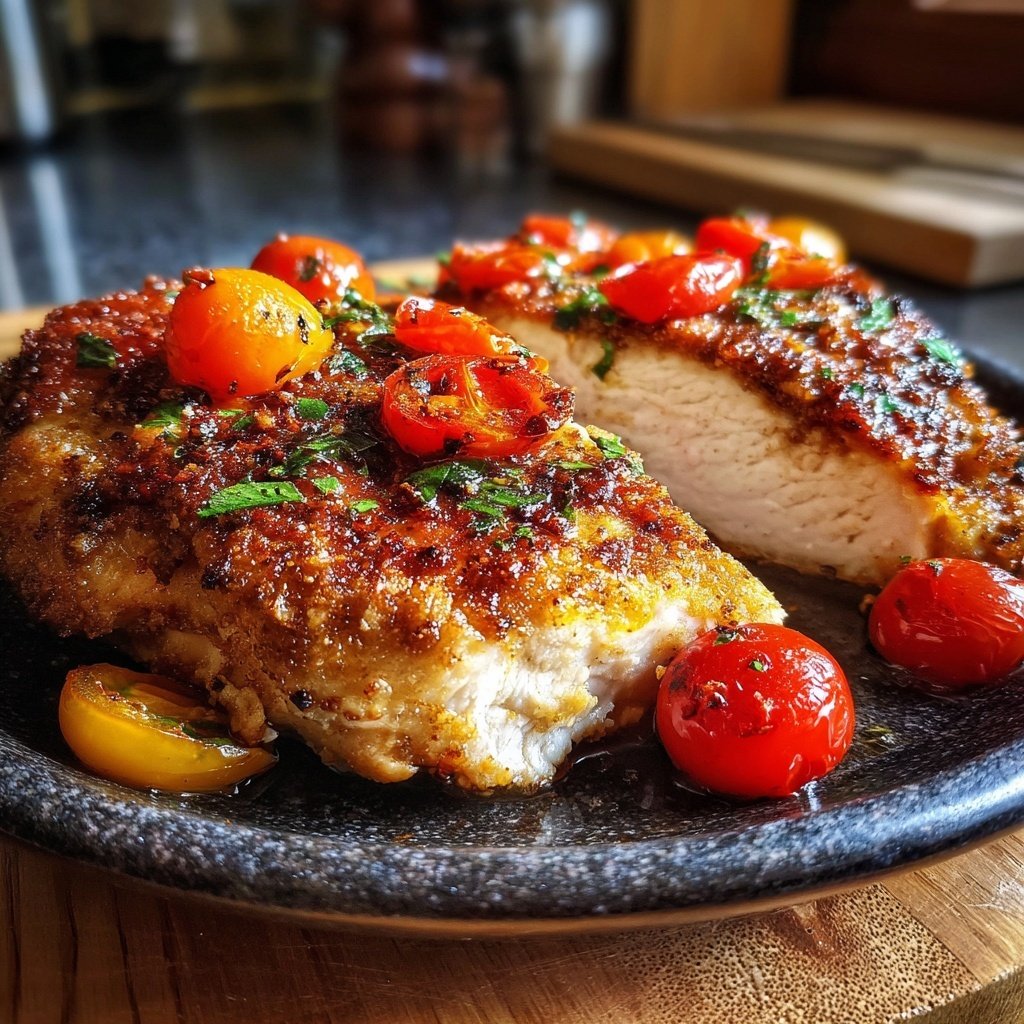 Hähnchenbrust mediterran aus der Heißluftfritteuse