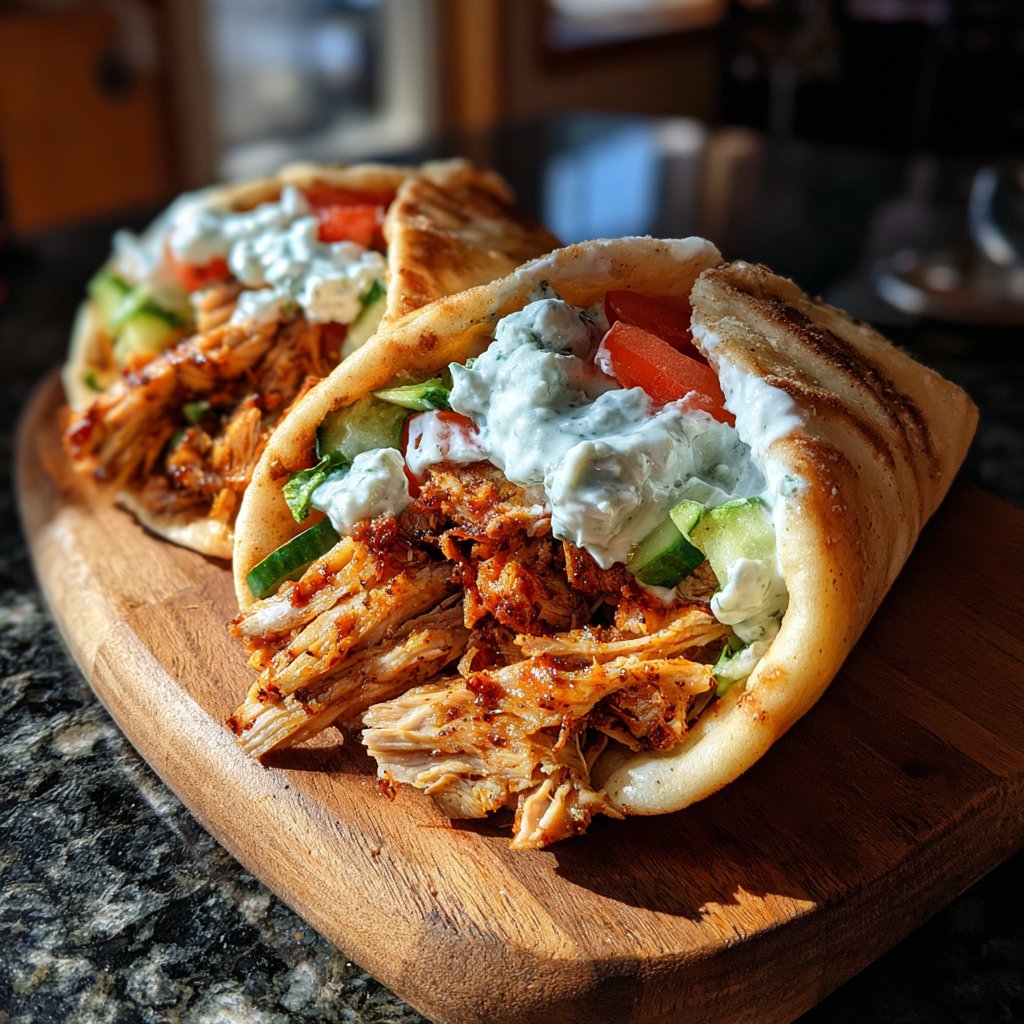 Mediterranean Chicken Pita Pocket