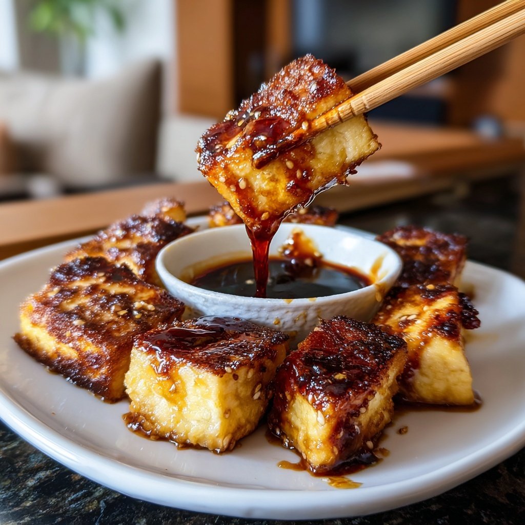 Ingwer Soja Gebackener Tofu