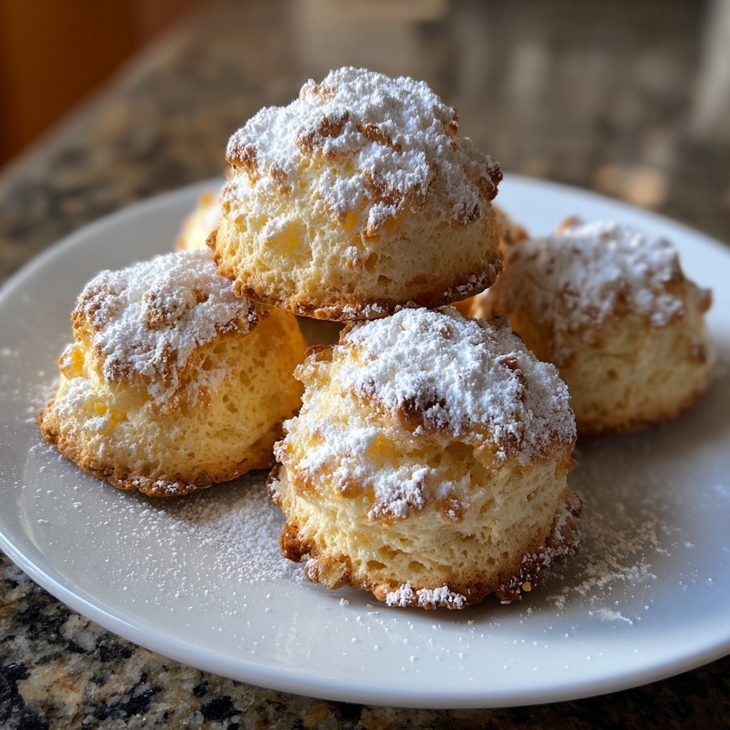 Haselnussmakronen mit luftigem Eischnee​