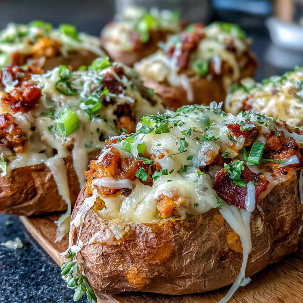 Pute Gefüllte Süßkartoffeln