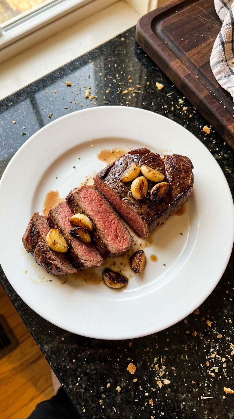 Filet Mignon mit Geröstetem Knoblauch​