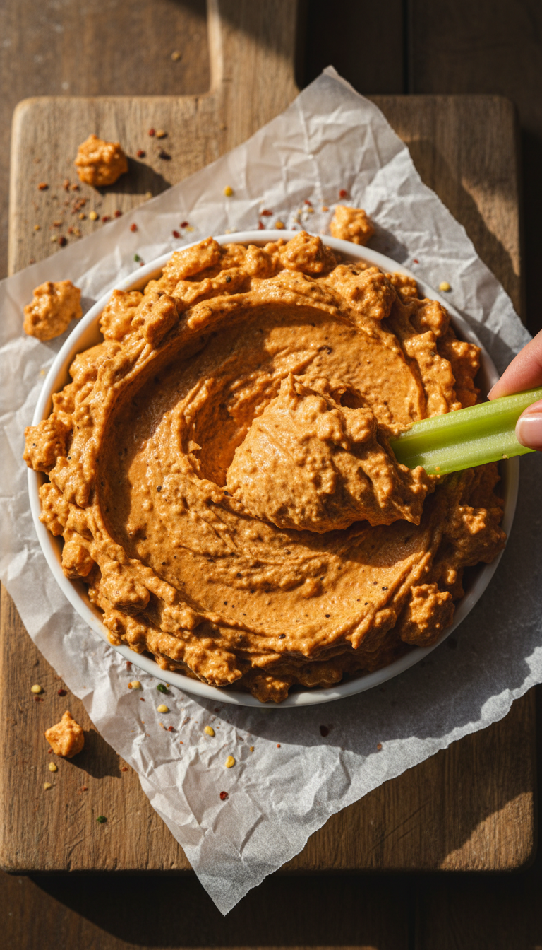 Buffalo Gewürzter Tofu Dip​