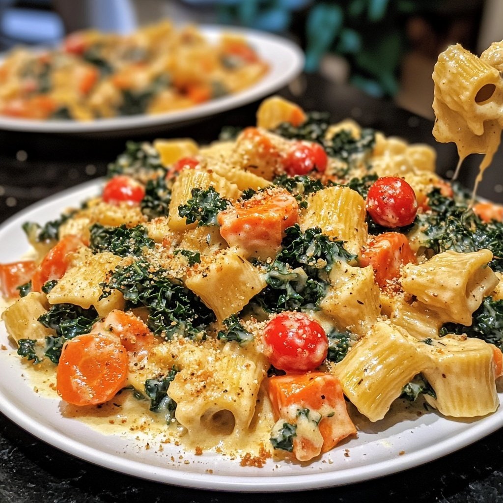 Schnelle-und-Einfache One-Pot-Pasta mit Wintergemüse