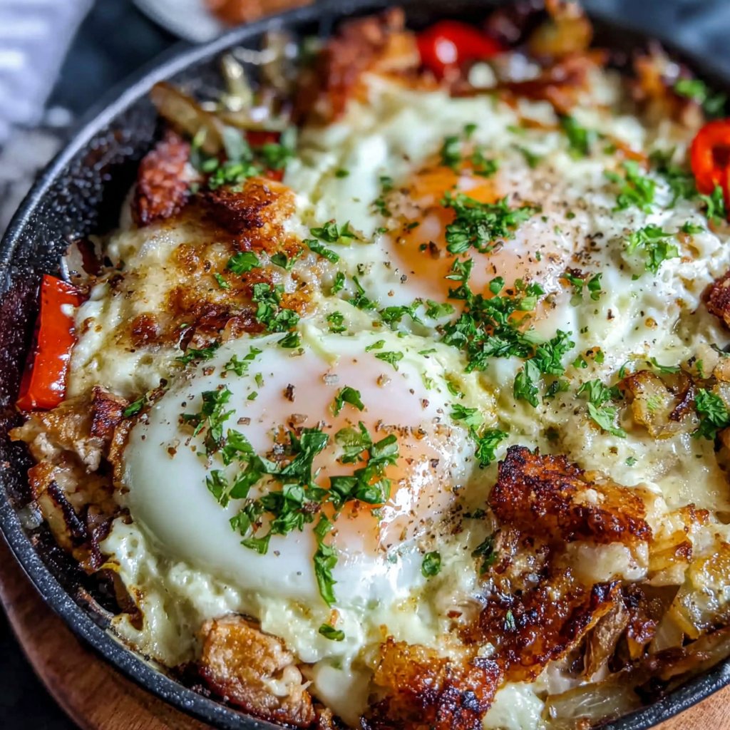 Pute Ei Frühstückspfanne