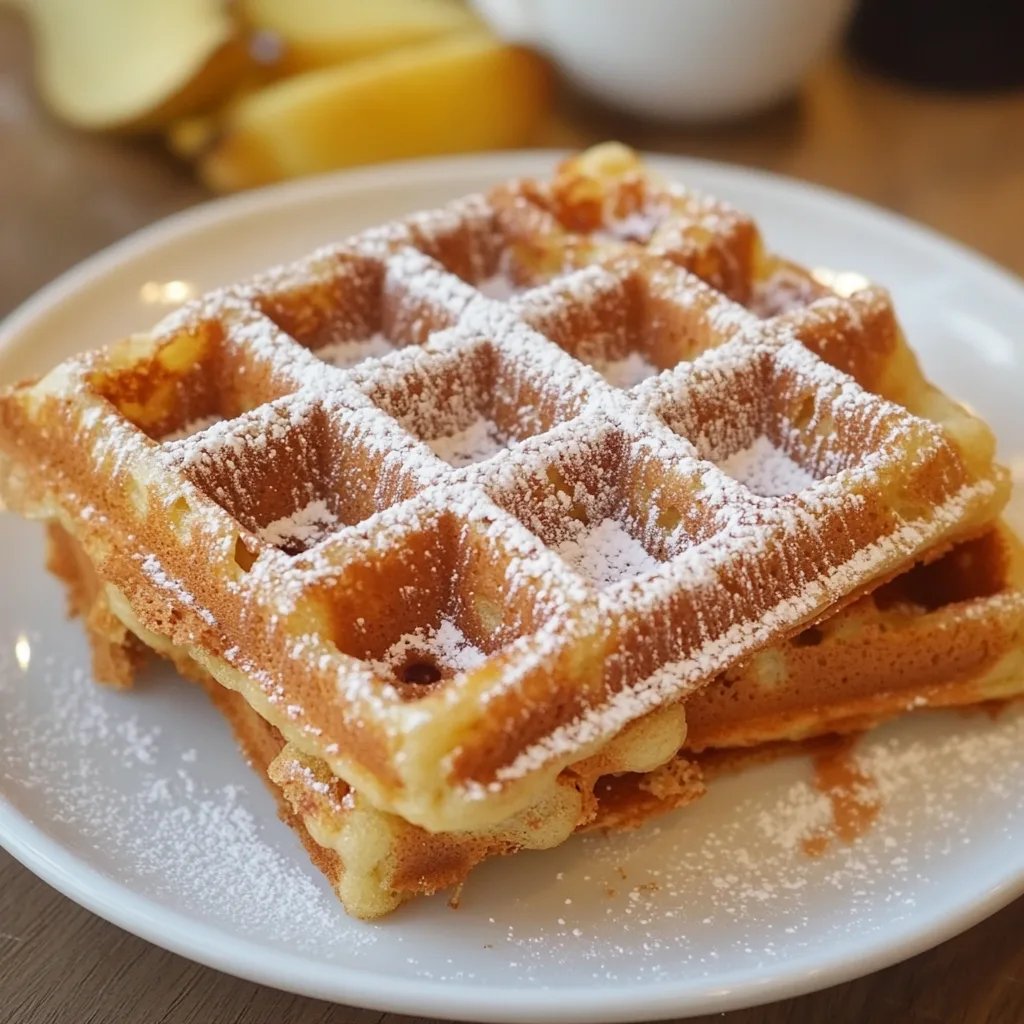 Vegane Waffeln ohne Zucker