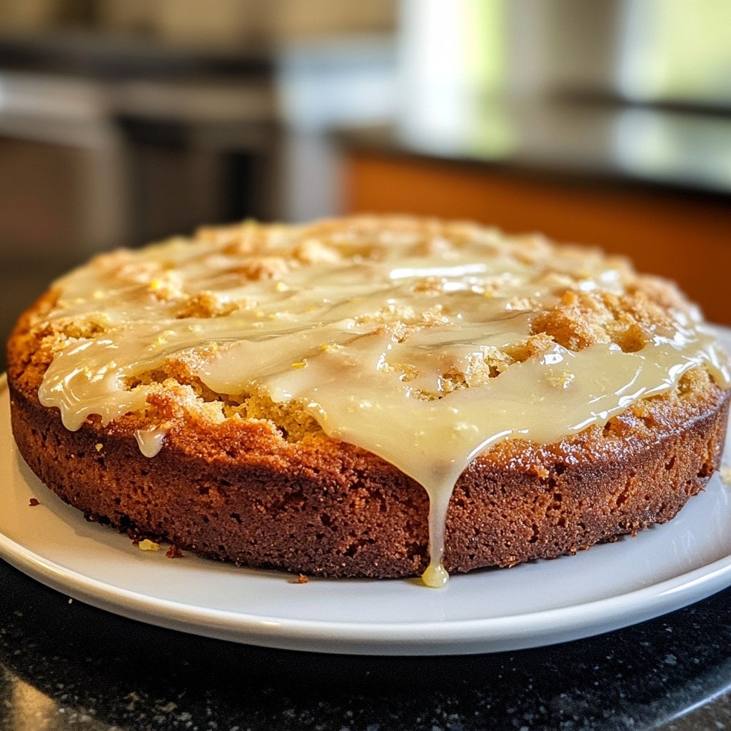 Meyer Zitronen Olivenöl Kuchen
