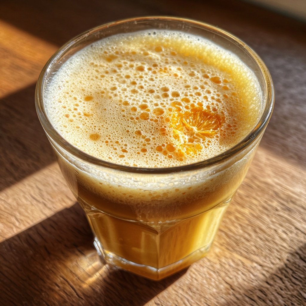 Eierpunsch mit Orangenlikör und Zitrusduft