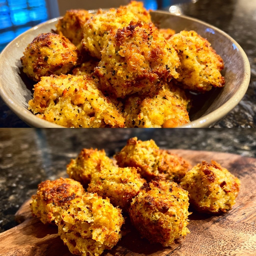 Geröstete Kichererbsen Crunch Bites