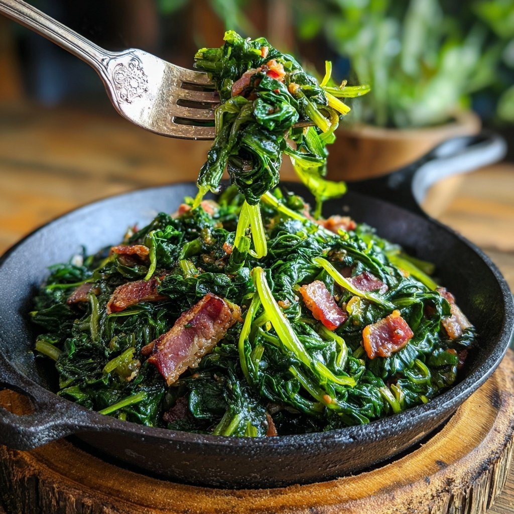 Mangold Greens mit Schinkenknöchel