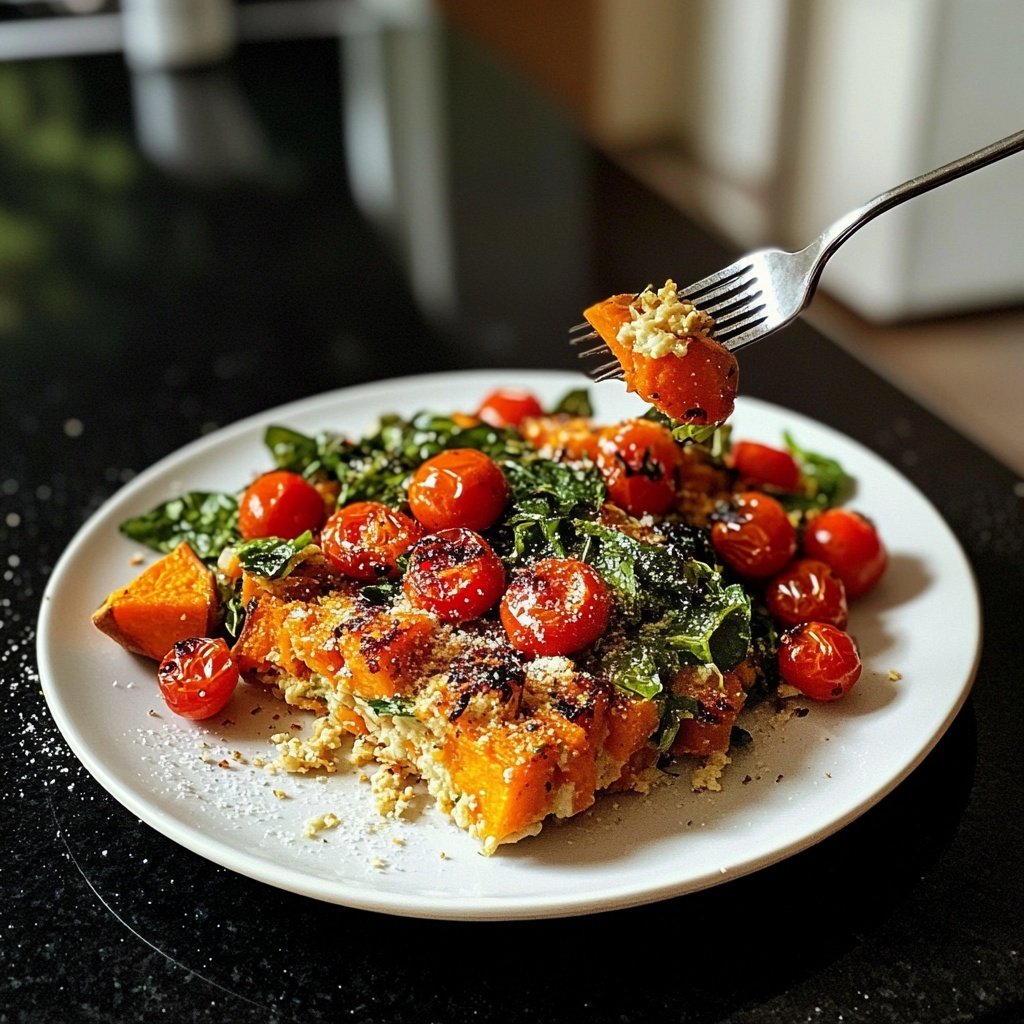Winterlicher Gesund-&-Leicht-Quinoasalat mit Ofengemüse