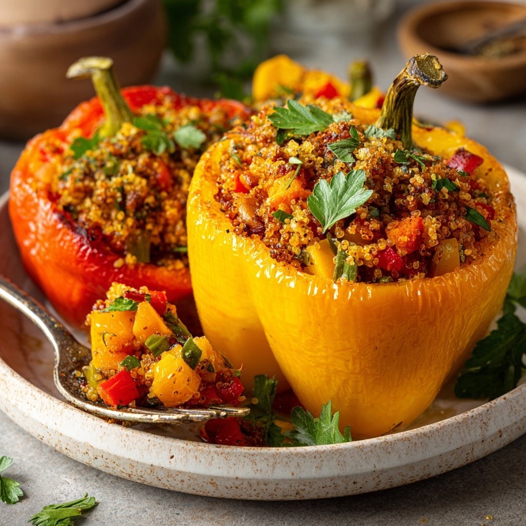 Gemüse Gefüllte Paprika