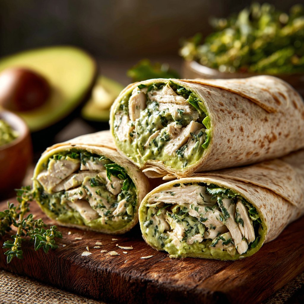 Puten-Avocado-Grün-Gott-Wickel