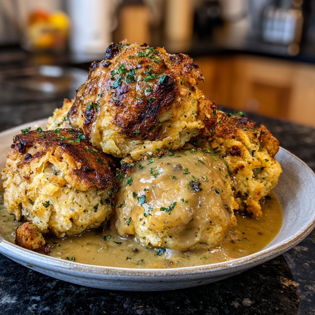 Hähnchen und Knödel cremig Komfort