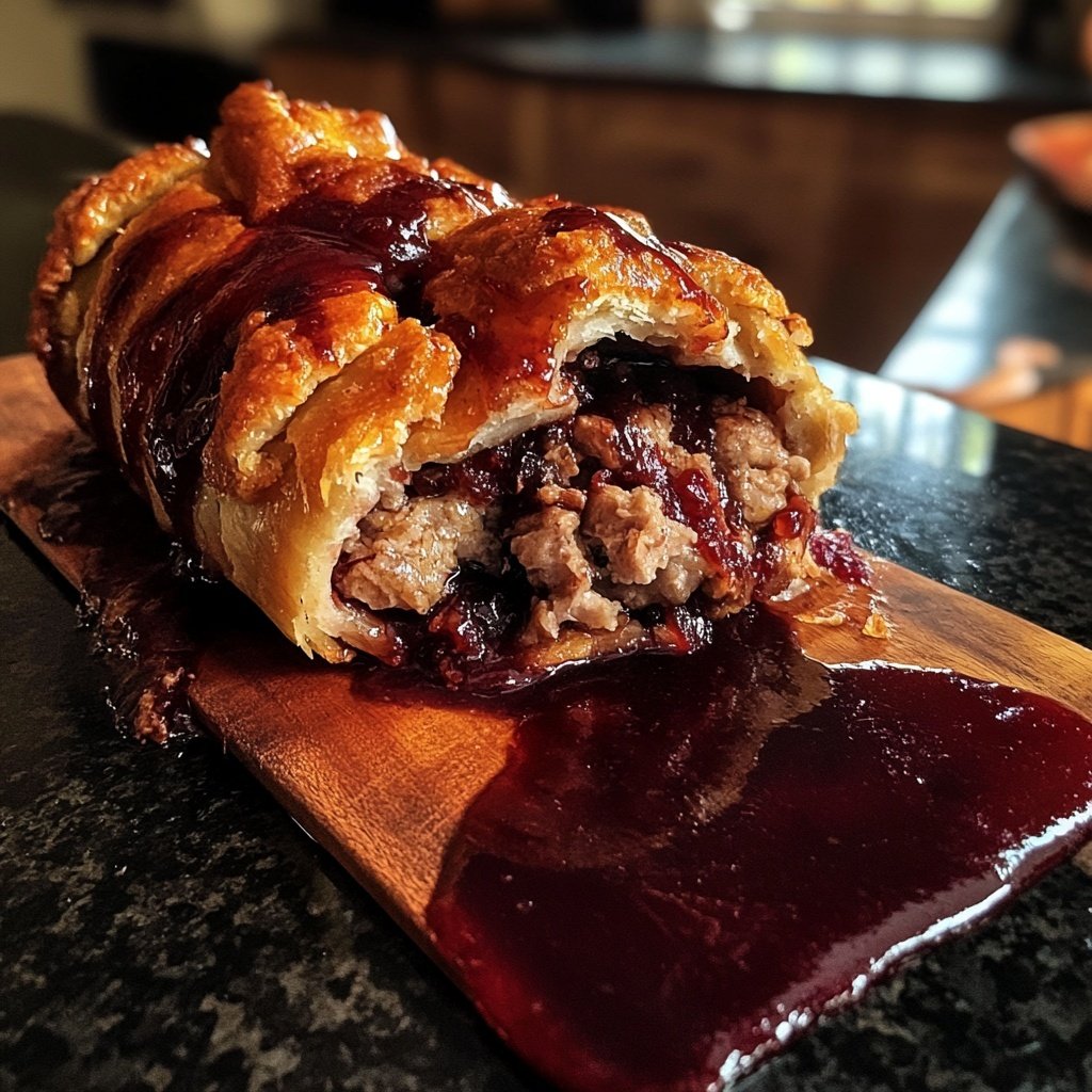 Geschmorte Rinderrouladen mit Rotkohl und Klößen