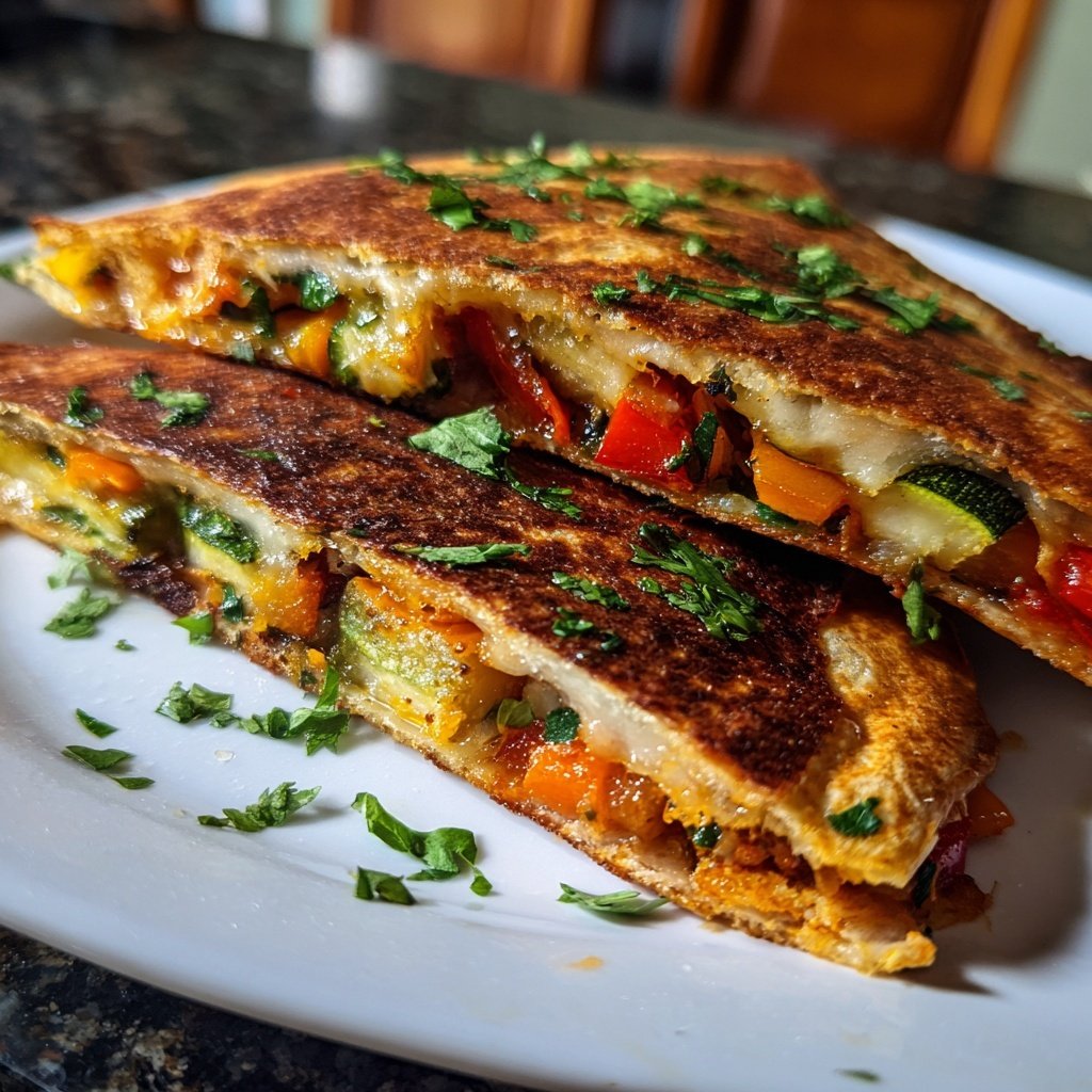 Ultimative Gemüse Quesadilla