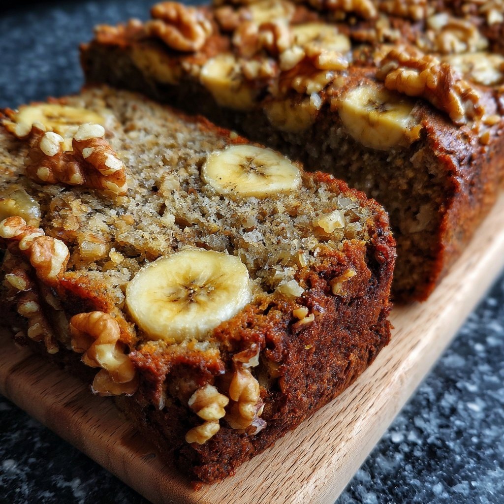 Bananen Nussbrot Genuss