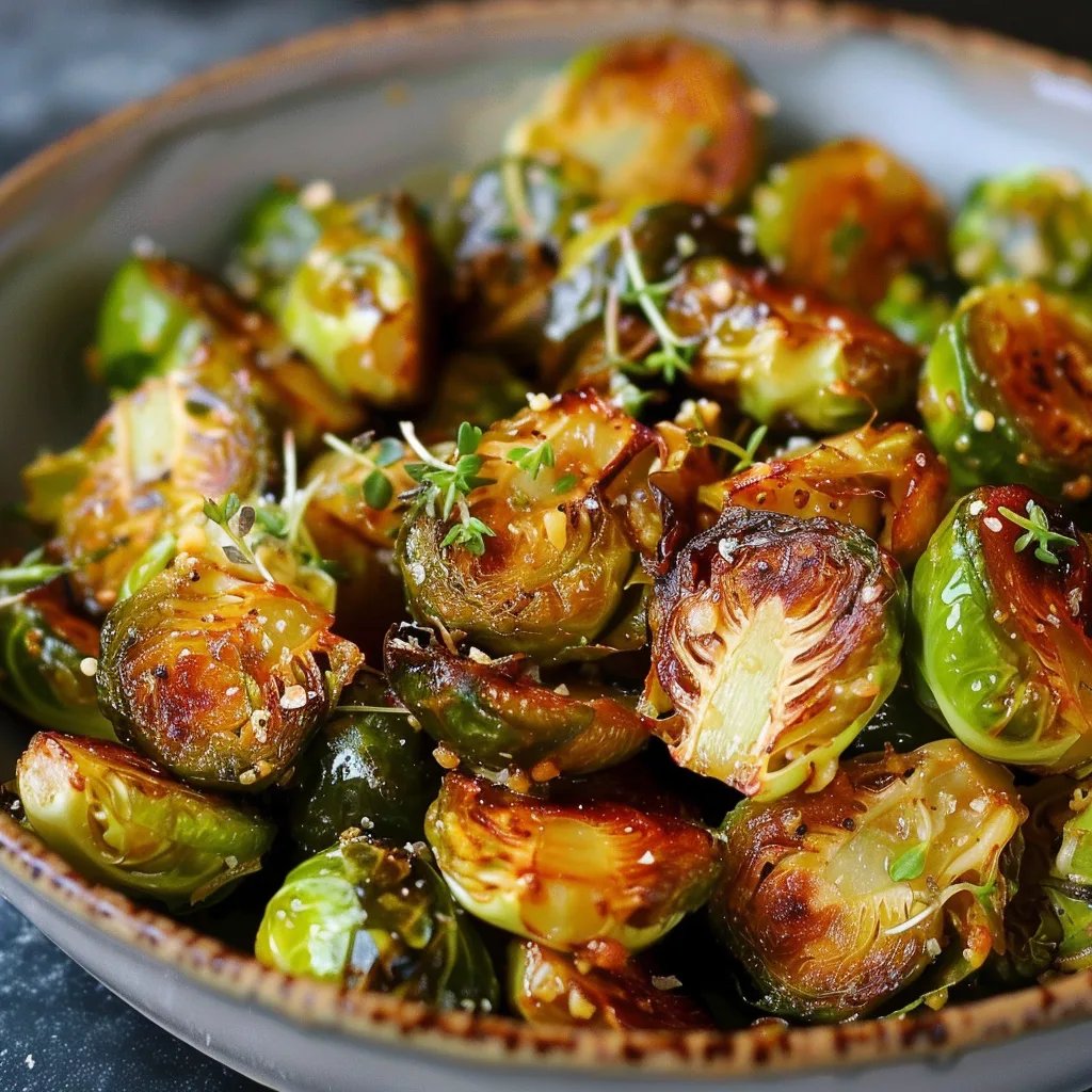 Rosenkohl aus dem Ofen