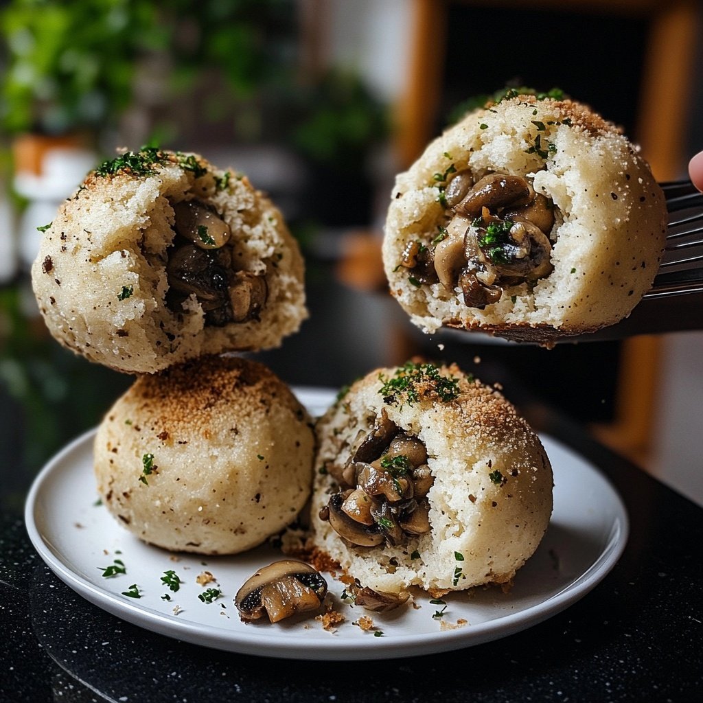 Vegane Gefüllte Kartoffelknödel
